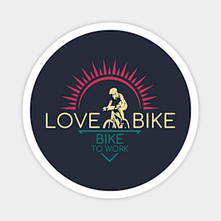 Love Bike Magnet